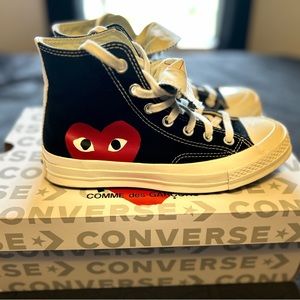 Converse Chuck Taylor All-Star
70s Hi Comme des Garcons
PLAY Black